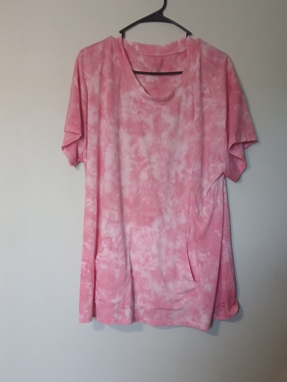 Livi Pink Tie-Dye Short Sleeve Tee Size 22/24